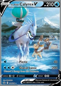 Ice Rider Calyrex V - Chilling Reign (Ultra Rare) [CRE-164]