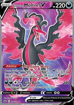 Galarian Moltres V - Chilling Reign (Ultra Rare) [CRE-176]
