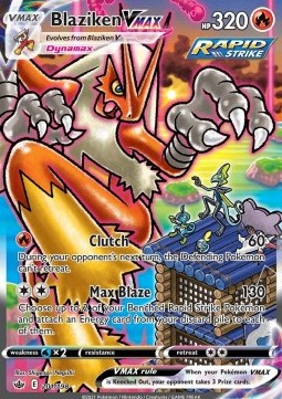 Blaziken VMAX - Chilling Reign (Secret Rare) [CRE-201]
