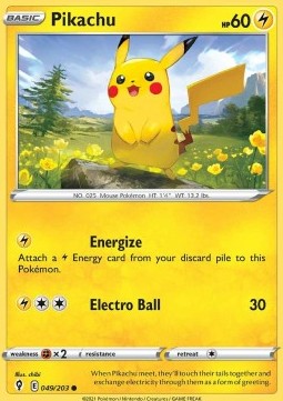 Pikachu - Evolving Skies (Common) [EVS-049]