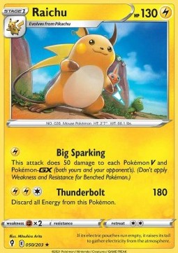 Raichu - Evolving Skies (Holo Rare) [EVS-050]