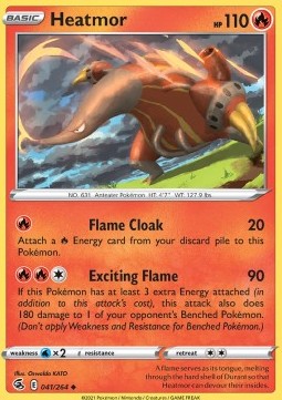 Heatmor - Fusion Strike (Uncommon) [FST-041]