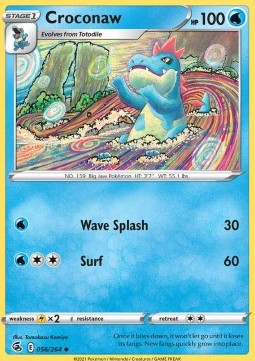 Croconaw - Fusion Strike (Uncommon) [FST-056]
