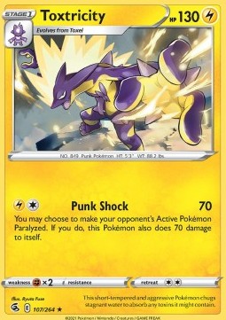 Toxtricity - Fusion Strike (Holo Rare) [FST-107]