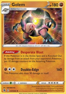 Golem - Fusion Strike (Rare) [FST-137]