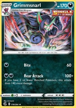 Grimmsnarl - Fusion Strike (Holo Rare) [FST-178]