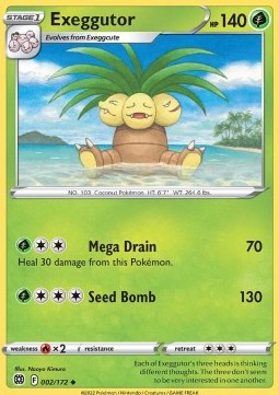 Exeggutor - Brilliant Stars (Uncommon) [BRS-002]