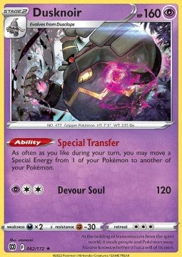 Dusknoir - Brilliant Stars (Holo Rare) [BRS-062]