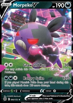 Morpeko V - Brilliant Stars (Ultra Rare) [BRS-095]