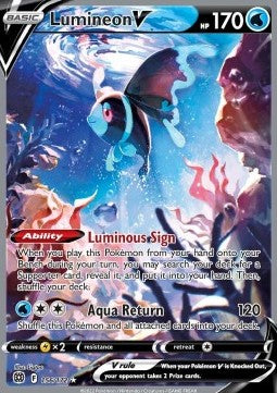 Lumineon V - Brilliant Stars (Ultra Rare) [BRS-156]