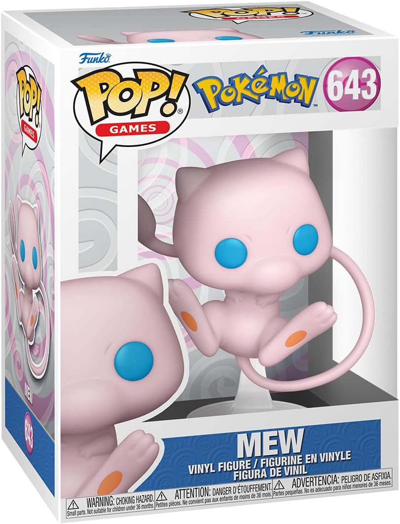 Funko Pop! Pokémon Mew Vinylfiguur | Pokémon Verzamelitem