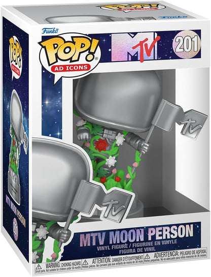 MTV Moon Person #201 Funko POP Ad Icons Vinyl Figure - Official Funko POP! Collectible