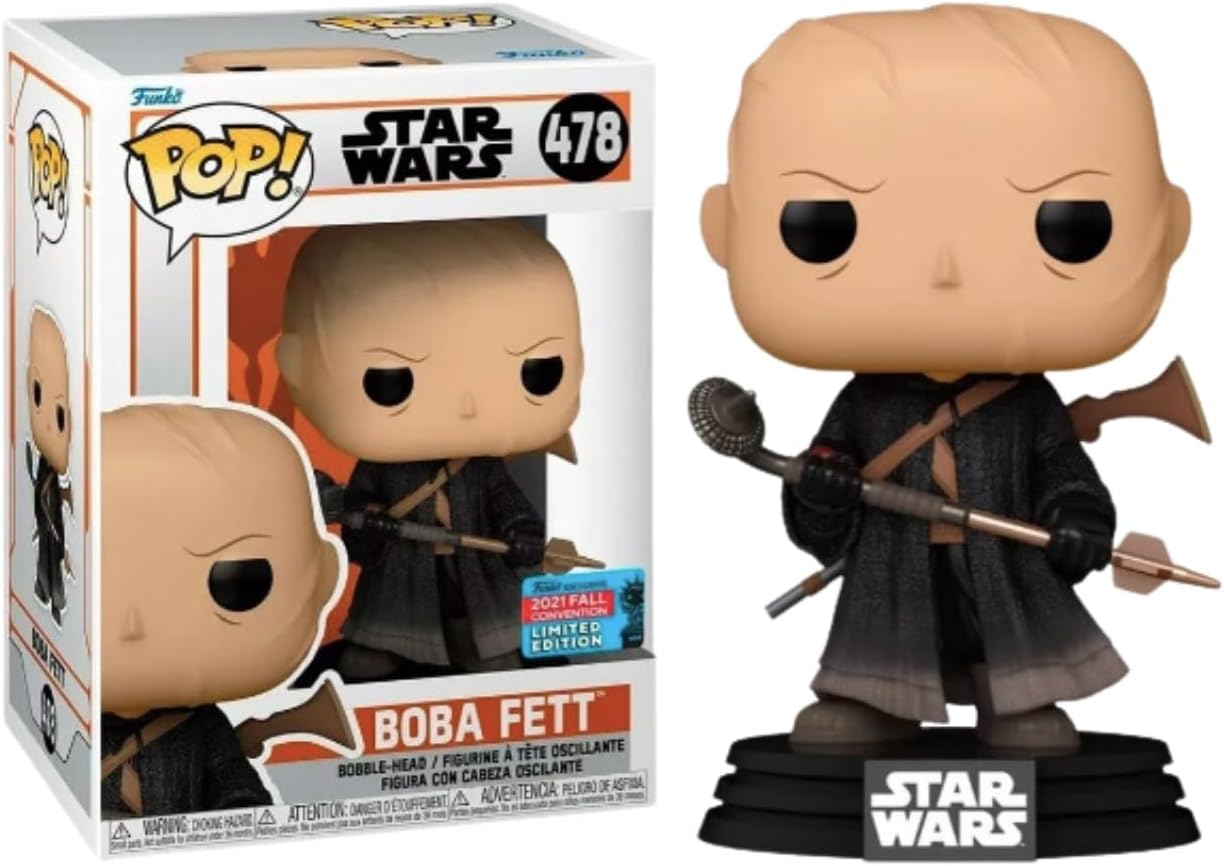 Funko Pop Star Wars The Mandalorian Boba Fett #478 Fall Convention Exclusive