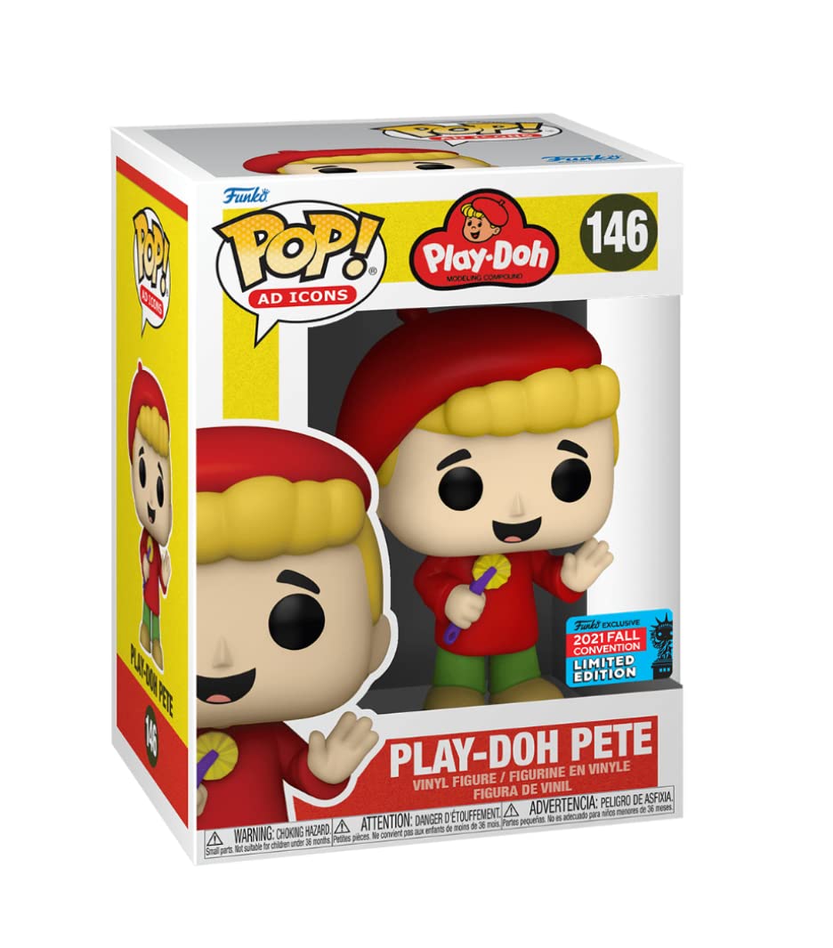Funko Pop Ad Icons Play-Doh Pete #146 FunKon 2021 Exclusive Vinyl Figure