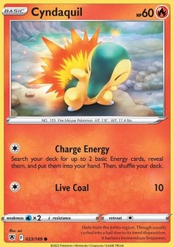Cyndaquil - Astral Radiance (Common) [ASR-023]