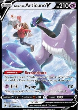 Galarian Articuno V - Astral Radiance (Ultra Rare) [ASR-TG16]