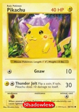 Pikachu - Base Set (Common) [BS-58]