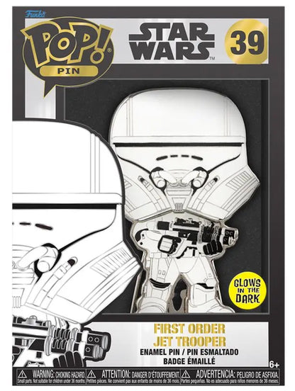 Funko POP! Pin Star Wars First Order Jet Trooper White Enamel Pin