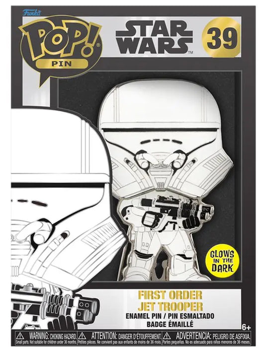 Funko POP! Pin Star Wars First Order Jet Trooper White Enamel Pin