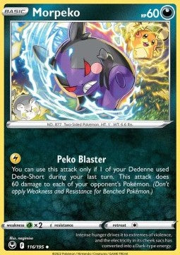 Morpeko - Silver Tempest (Uncommon) [SIT-116]