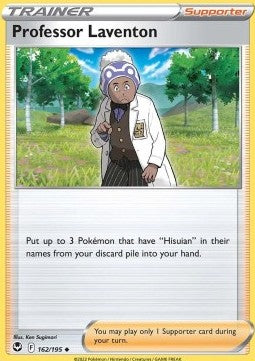 Professor Laventon - Silver Tempest (Uncommon) [SIT-162]