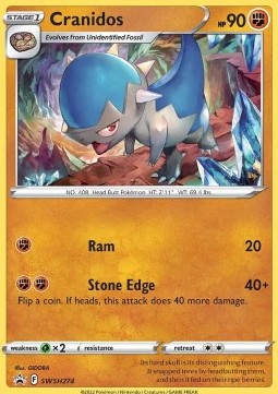 Cranidos - SWSH Black Star Promos (Promo) [SWSH-274]