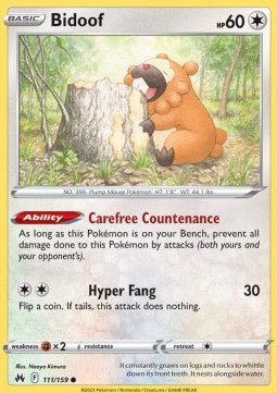 Bidoof - Crown Zenith (Common) [CRZ-111]