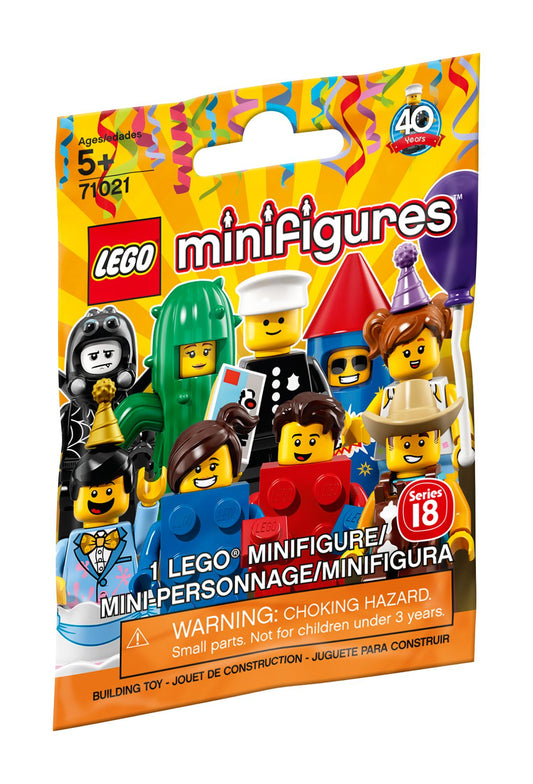 Lego minifigure serie 18 blind bag ( 1 random figuur) 71021