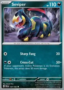 Seviper - Paldea Evolved (Uncommon) [PAL-137]
