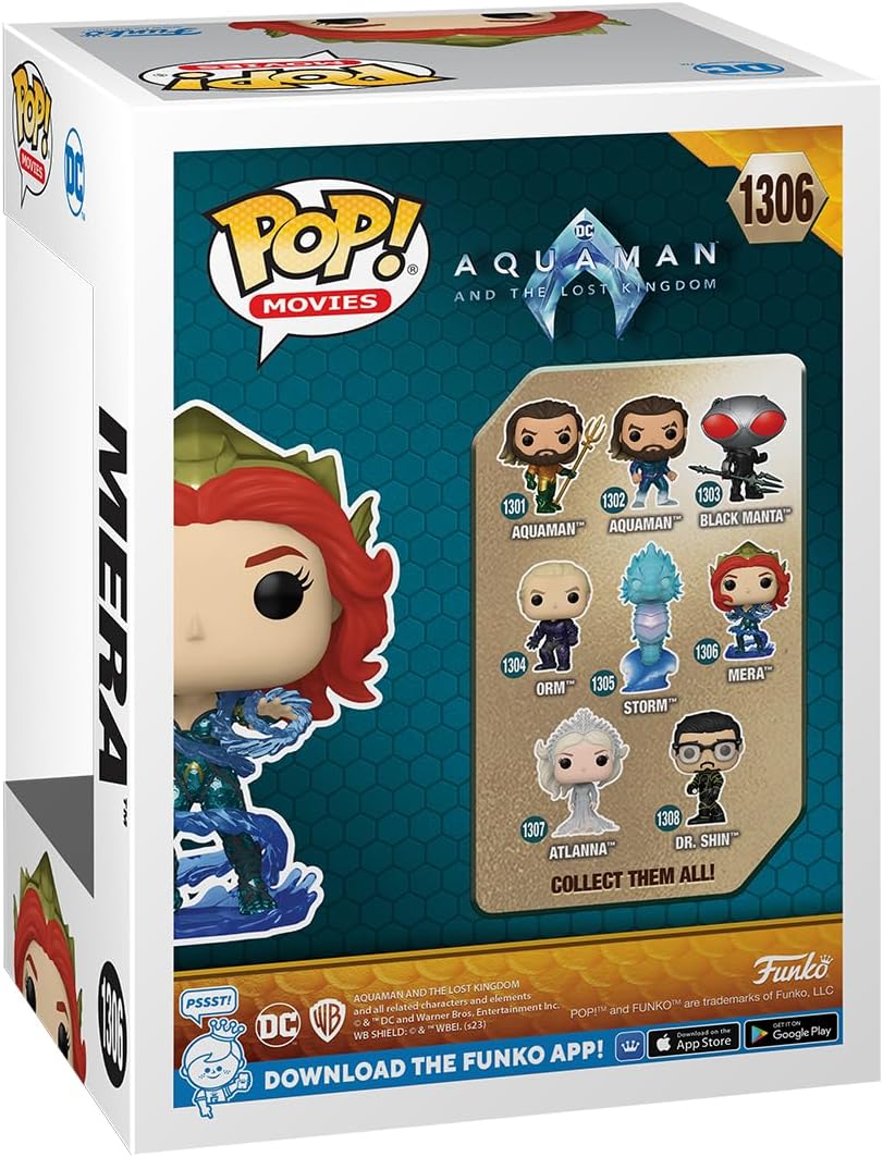 Funko Pop Movies Aquaman and the Lost Kingdom Mera #1306 Vinyl Figure