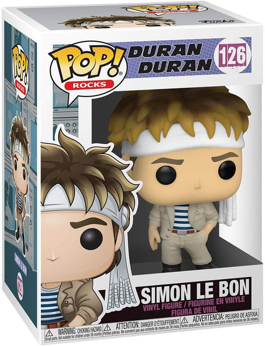 Funko Pop Rocks Duran Duran Simon Le Bon #126 Vinyl Figure