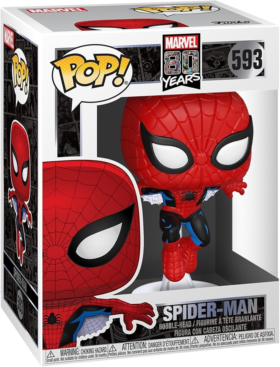 Funko Pop Spider Man First Appearance 80th Anniversary Figure 46952