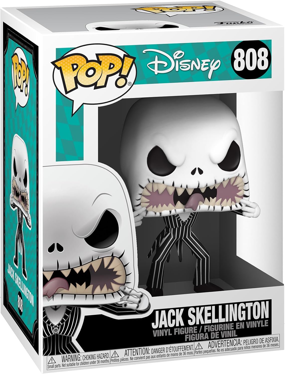 Funko Pop! Disney Jack Skellington (Scary Face) #808 | The Nightmare Before Christmas