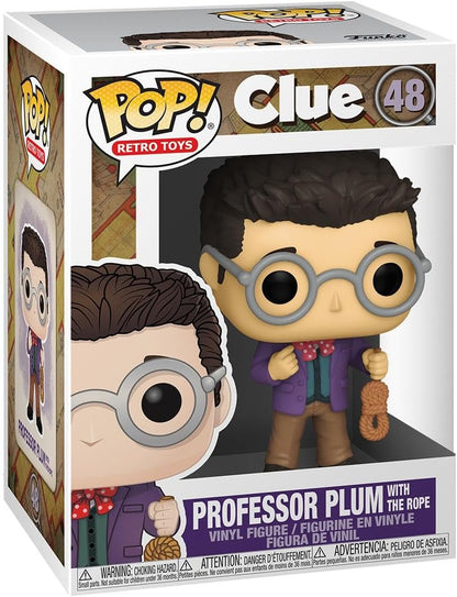 Funko Pop Retro Toys Cluedo Professor Plum with Rope #48 Vinyl Figure