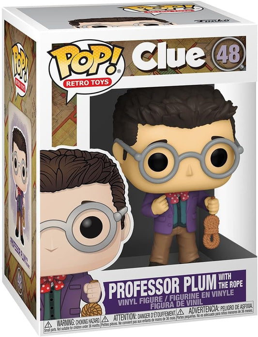Funko Pop Retro Toys Cluedo Professor Plum with Rope #48 Vinyl Figure