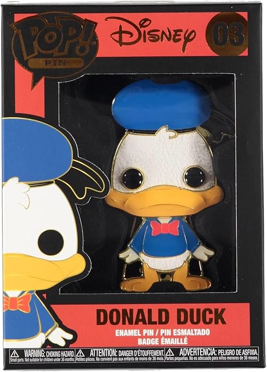 Funko Pop Pin Disney Donald Duck Collectible Enamel Pin
