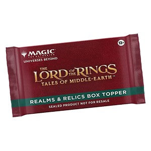 The Lord of the Rings: Tales of Middle-earth "Realms & Relics" Box Topper Booster