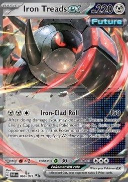 Iron Treads ex - Paldean Fates (Double Rare) [PAF-066]