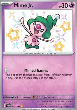 Mime Jr. - Paldean Fates (Shiny Rare) [PAF-157]