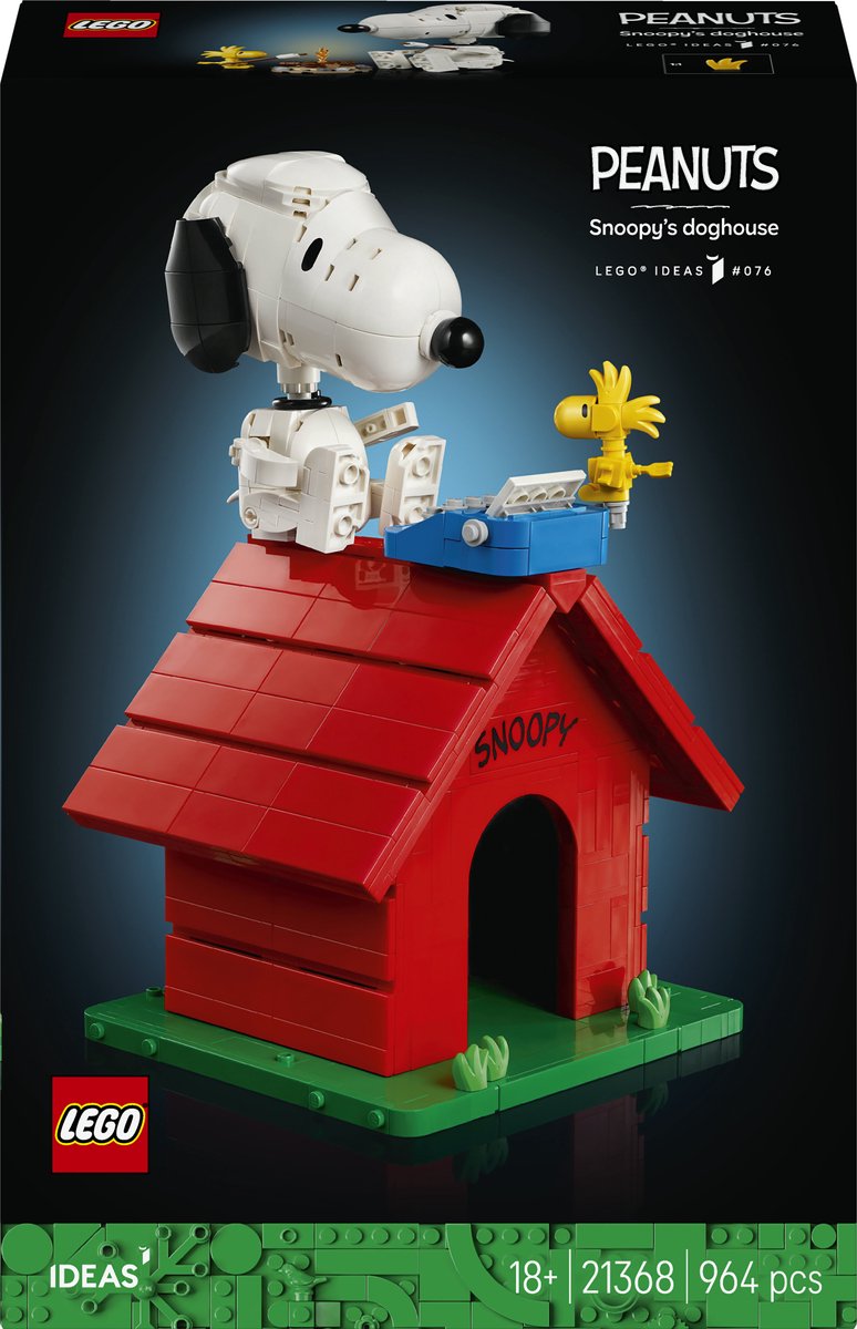 PRE-ORDER | LEGO Ideas Peanuts: Snoopy's hondenhok