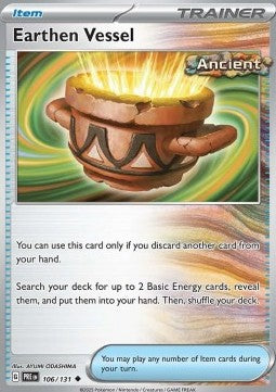 Earthen Vessel - Prismatic Evolutions (Uncommon) [PRE-106]