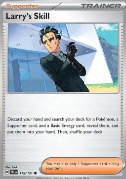 Larry's Skill - Prismatic Evolutions (Common) [PRE-115]