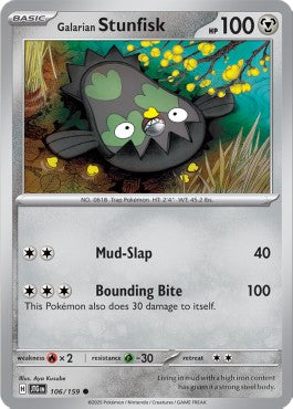 Galarian Stunfisk - Journey Together (Common) [JTG-106]
