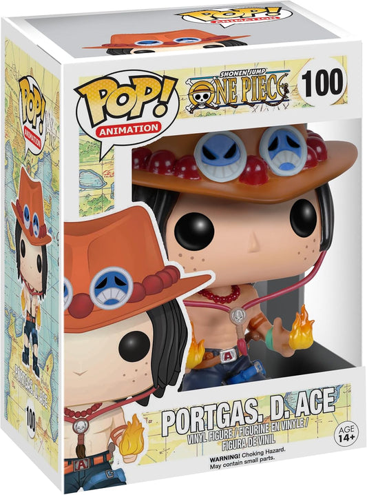 Portgas D. Ace #100 Funko POP Animation Vinyl Figure - Official Funko POP! Collectible