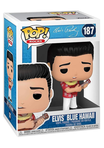 Funko Pop Rocks Elvis Presley Blue Hawaii #187 Vinyl Figure
