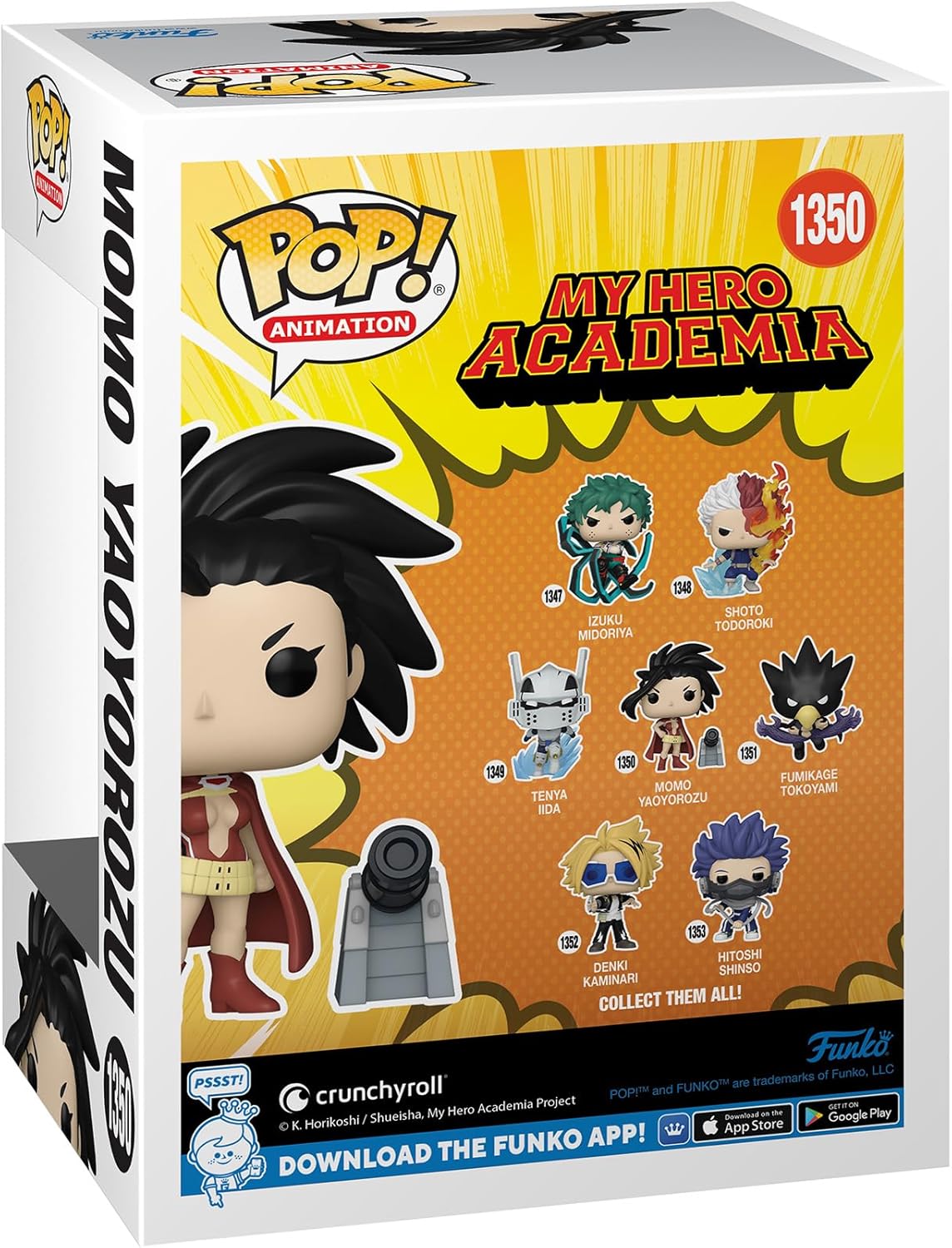 Momo Yaoyorozu #1350 Funko POP Animation Vinyl Figure - Official Funko POP! Collectible