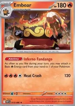 Emboar - White Flare (Rare) [WHT-013]