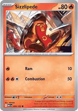 Sizzlipede - Mega Evolution (Common) [MEG-029]