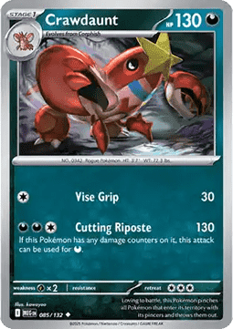 Crawdaunt - Mega Evolution (Uncommon) [MEG-085]