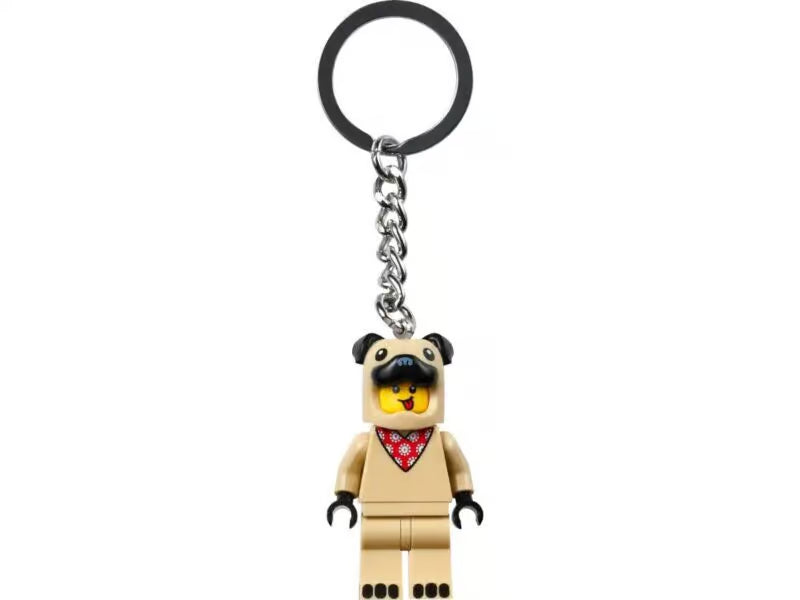 LEGO French Bulldog Suit Boy Keychain Sleutelhanger 854158